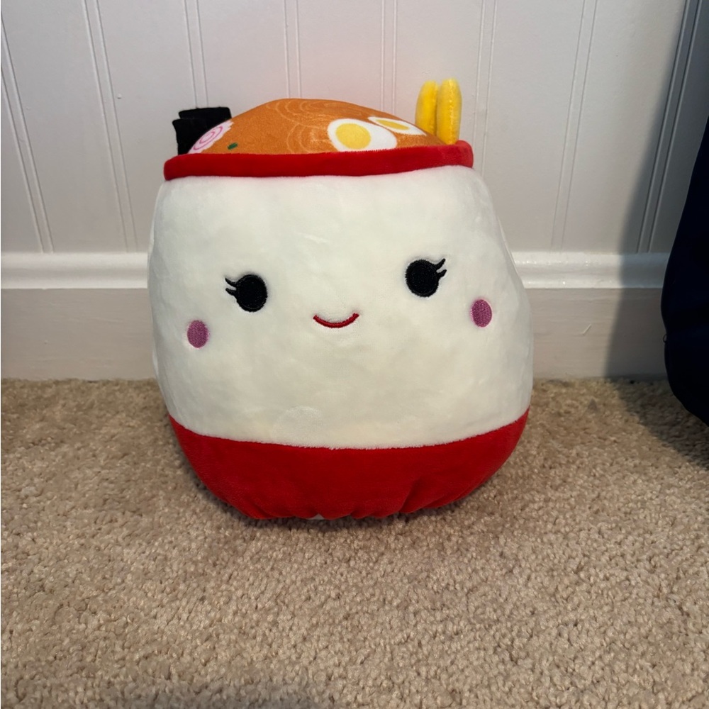 Squishmallows White and Red Sushi Plush